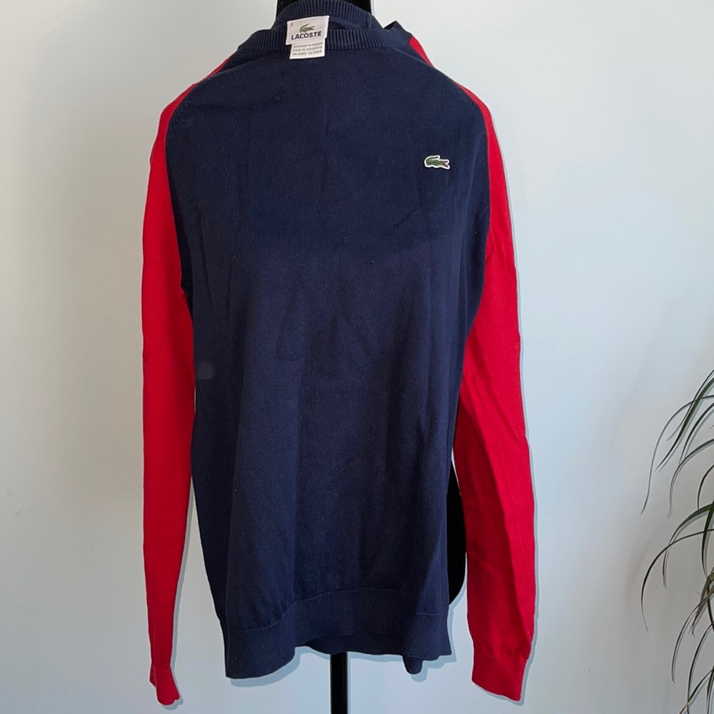 Lacoste sweater. Size 4/Med